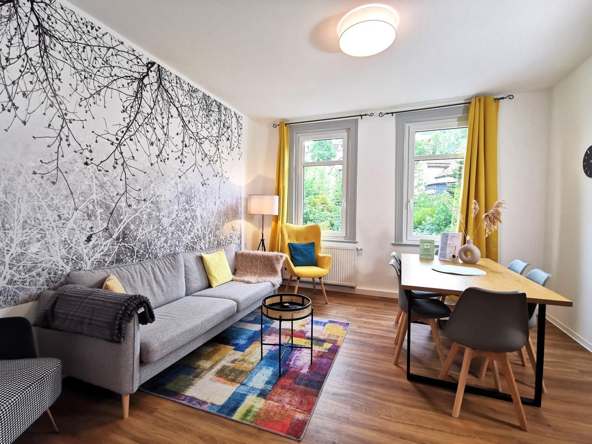 Bohnapartments - Stadtblick Zechenhaus - Balkon - Gratis Parkplatz - Wlan - Sehr Ruhig - Barrierearm Ільменау Екстер'єр фото